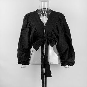 Wrap blouse